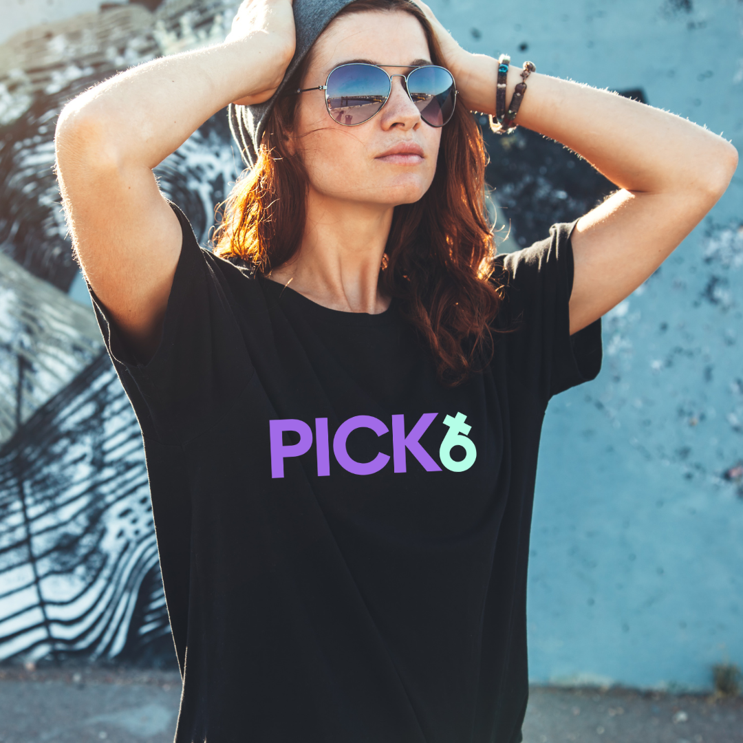 PICK6 Signature Logo Tee